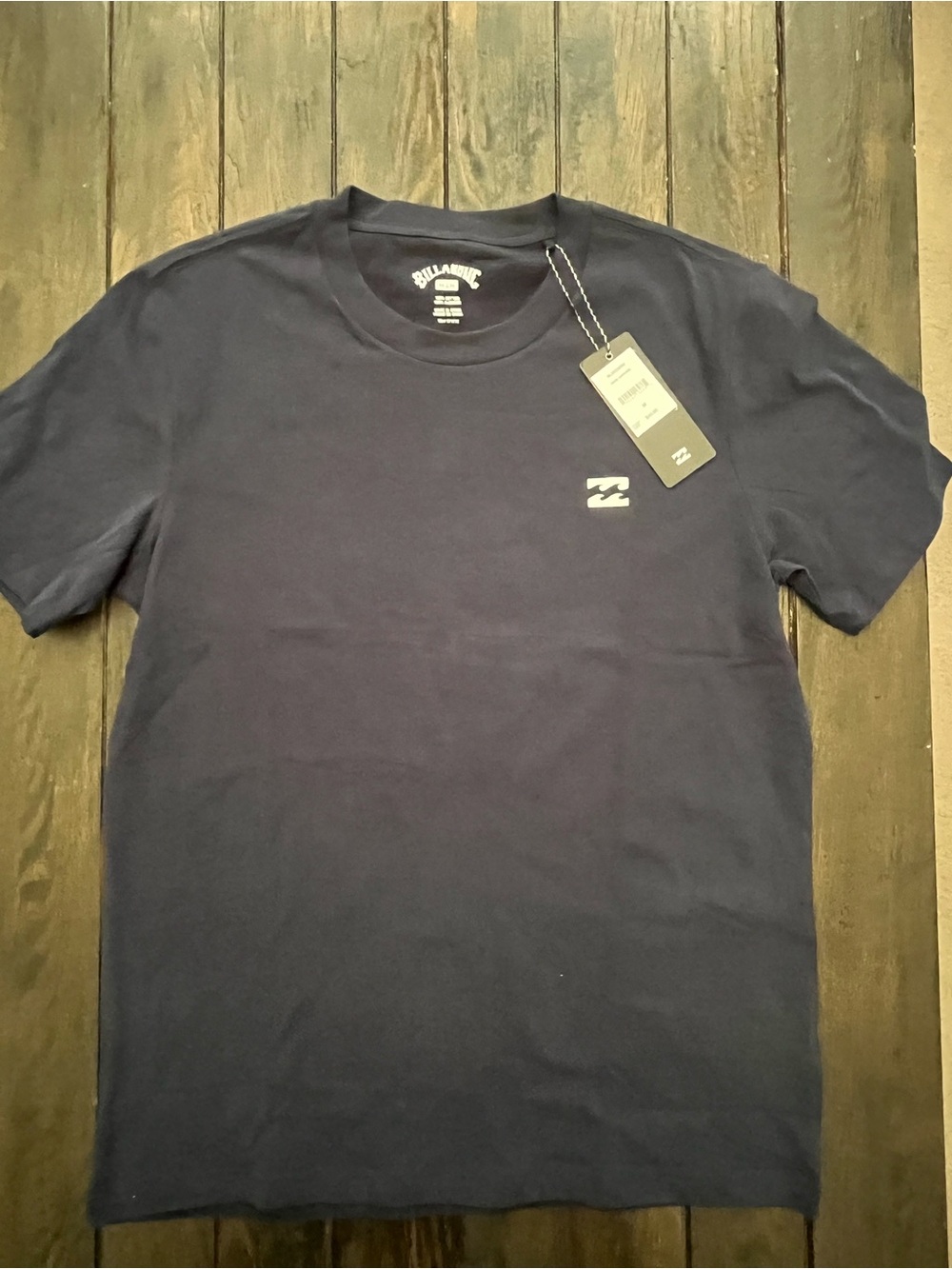 Billabong Navy Short Sleeve Logo Tee